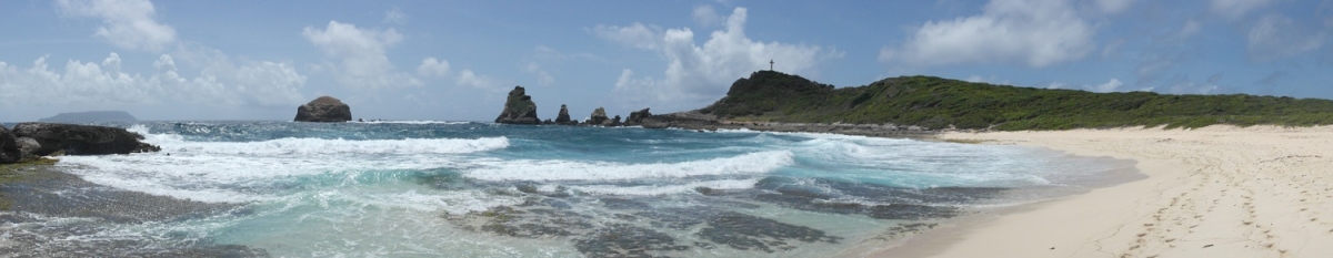 Panorama am Pointe des Chateaux auf Guadeloupe (Alexander Mirschel)  Copyright 
Información sobre la licencia en 'Verificación de las fuentes de la imagen'